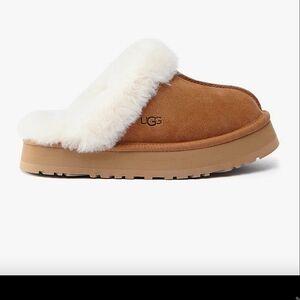UGG DISQUETTE FLAT IN CHESTNUT